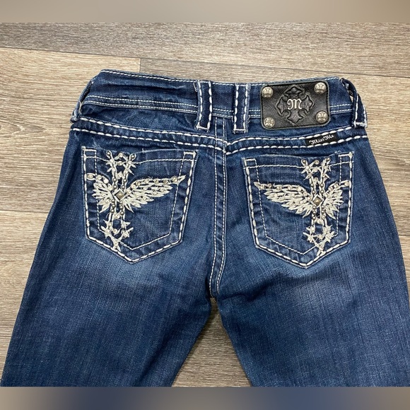 MISS ME FLUER TOTEM STONEWOOD WASH CAPRIS FROM THE BUCKLE in Size 24 - Picture 7 of 12